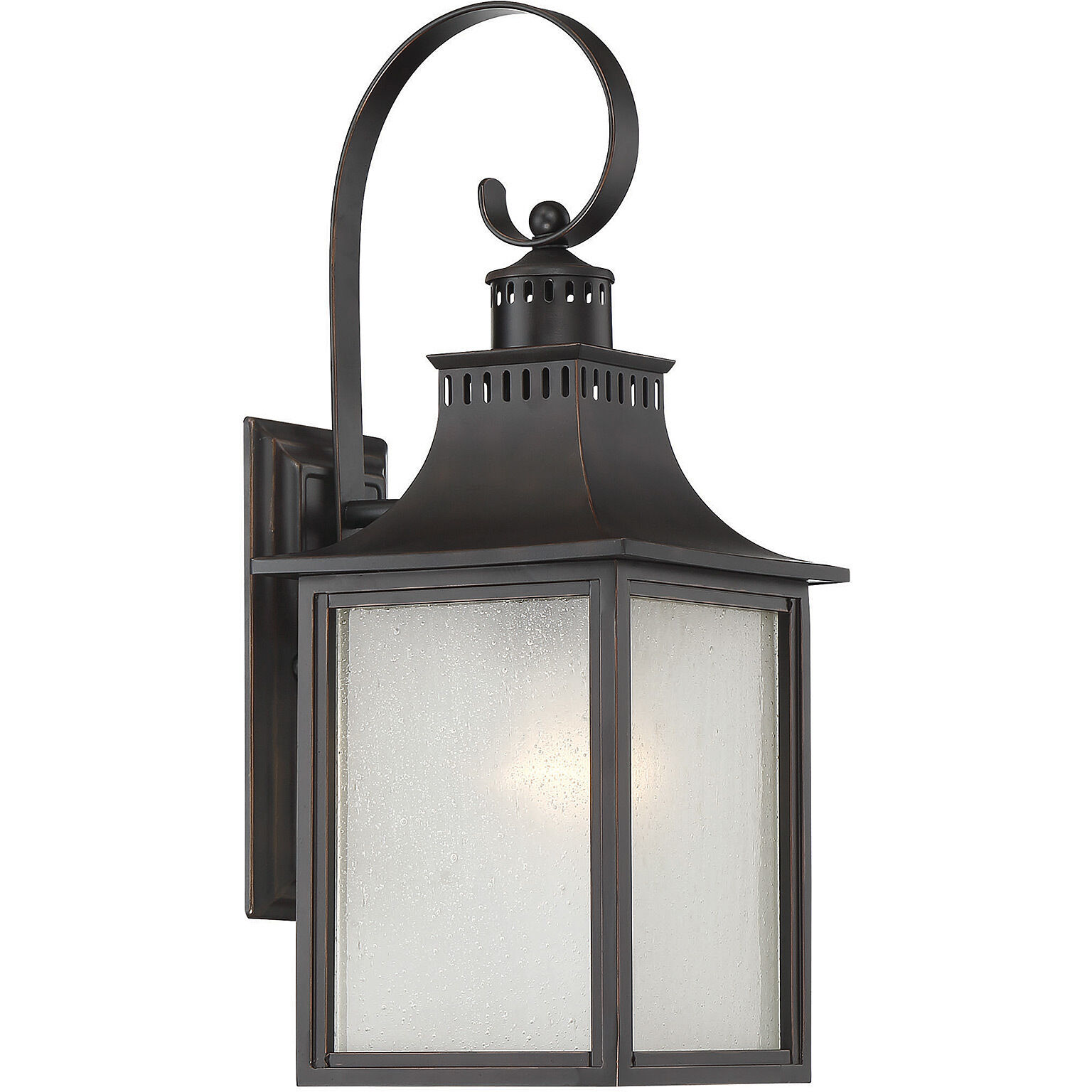 Monte Grande Outdoor Wall Lantern in Slate