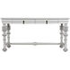 Portuguese 60 X 28 inch Solid White Desk, Small