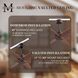 Atlas Ariella 64 inch Textured Bronze with Walnut Tone Blades Ceiling Fan