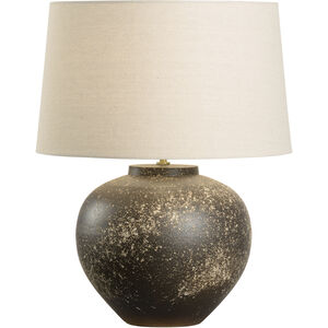 Kota 15.5 inch 100.00 watt Brown Table Lamp Portable Light