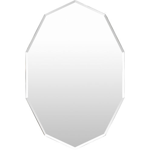 Crystalline 36 X 24 inch Light Grey Mirror in 24 x 36