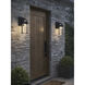 Langston LED 16.88 inch Black Outdoor Wall Sconce