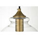 Destry 1 Light 8 inch Brass Pendant Ceiling Light