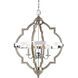 Socorro LED 20.88 inch Washed Pine Foyer Pendant Ceiling Light