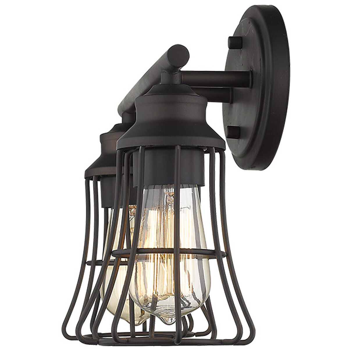 Piers 2 Light 16 inch Oil-Rubbed Bronze Vanity Light Wall Light