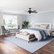 Crestfield 52 inch Noble Bronze with Bleached Grey Pine/Greyed Walnut Blades Ceiling Fan