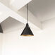 Alora Mood Archer 1 Light 9.5 inch Matte Black Pendant Ceiling Light