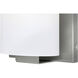 Mila 1 Light 8 inch Brushed Nickel Vanity Light Wall Light