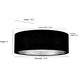 Rosata LED 12.5 inch White Indoor Flushmount Ceiling Light