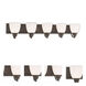 Springfield 5 Light 36 inch Bronze Vanity Sconce Wall Light