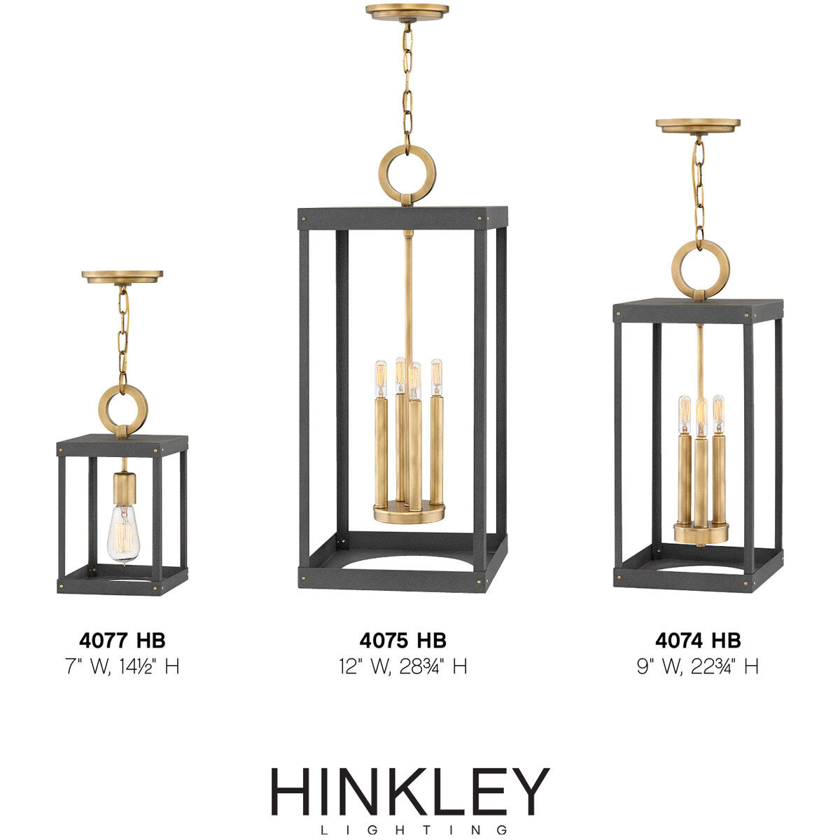 Hinkley porter store aged zinc