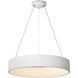 Orbit LED 23.5 inch White Pendant Ceiling Light