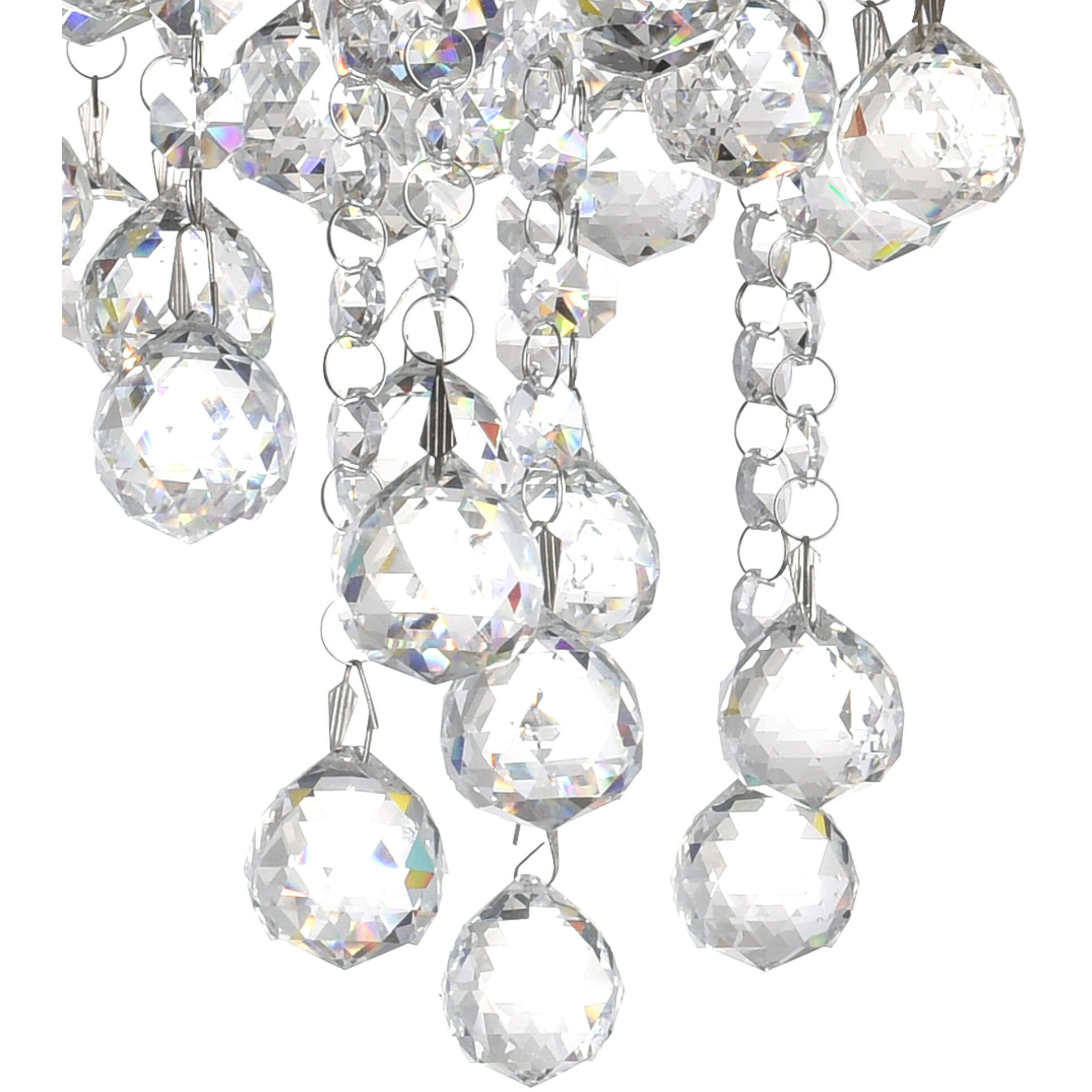 Monica 7 Light 24 inch Chrome Flush Mount Ceiling Light