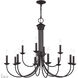 Estate 12 Light 36.00 inch Chandelier