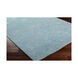 Opulent 108 X 72 inch Blue and Blue Area Rug, Wool, Cotton, and Viscose