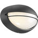 Clifton LED 5.25 inch Black Outdoor Bulkhead