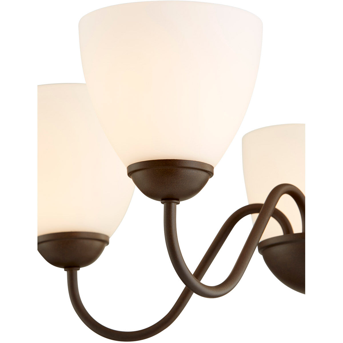 Fort Worth 5 Light 23 inch Oiled Bronze Chandelier Ceiling Light, Quorum Home