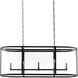 Argand 8 Light 44 inch Antique Black Chandelier Ceiling Light