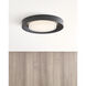 Sean Lavin Hilo LED 16.6 inch Natural Brass Flush Mount Ceiling Light, Integrated LED