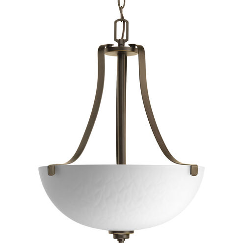 Legend 3 Light 16.62 inch Antique Bronze Inverted Foyer Pendant Ceiling Light