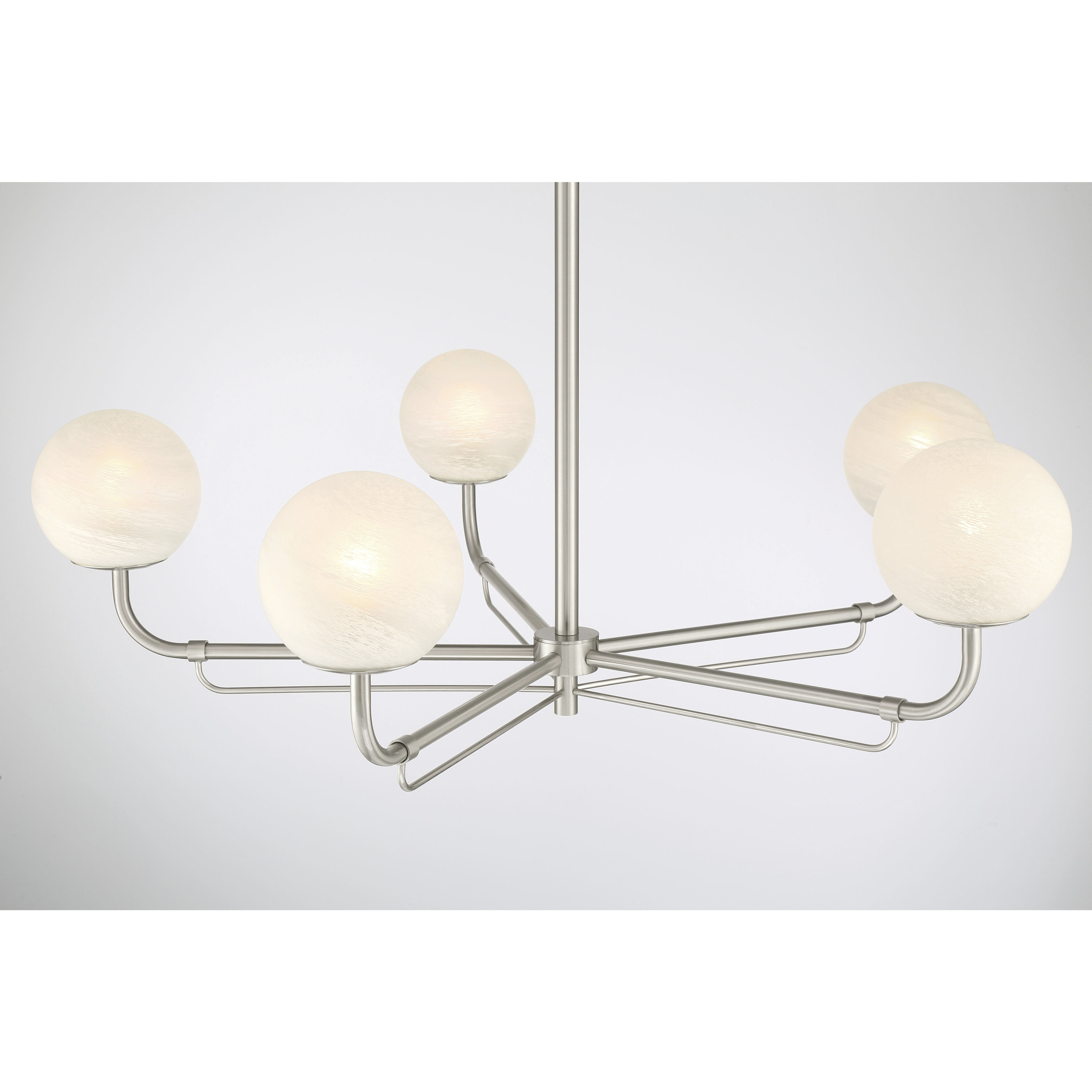 Whitehall 5 Light 38 inch Brushed Nickel Chandelier Ceiling Light