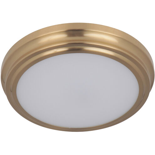 Neighborhood X66 Series LED 9 inch Satin Brass Flushmount Ceiling Light