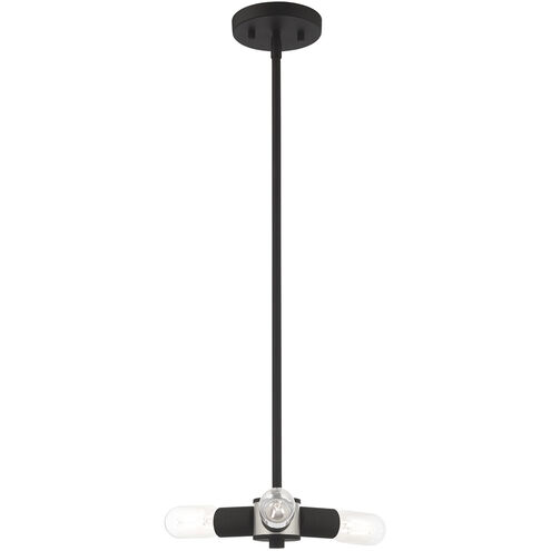 Copenhagen 3 Light 13 inch Black Mini Chandelier Ceiling Light