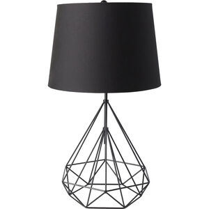 Fuller 29 inch 100 watt Black Table Lamp Portable Light