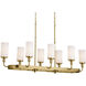 Homestead Vetivene 8 Light 18 inch Natural Brass Chandelier Ceiling Light, Vetivene