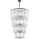 Glacier 18 Light 31 inch Matte Black Chandelier Ceiling Light
