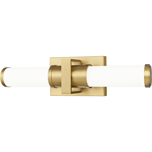 Idris LED 18.5 inch Modern Gold Bath Vanity Wall Light