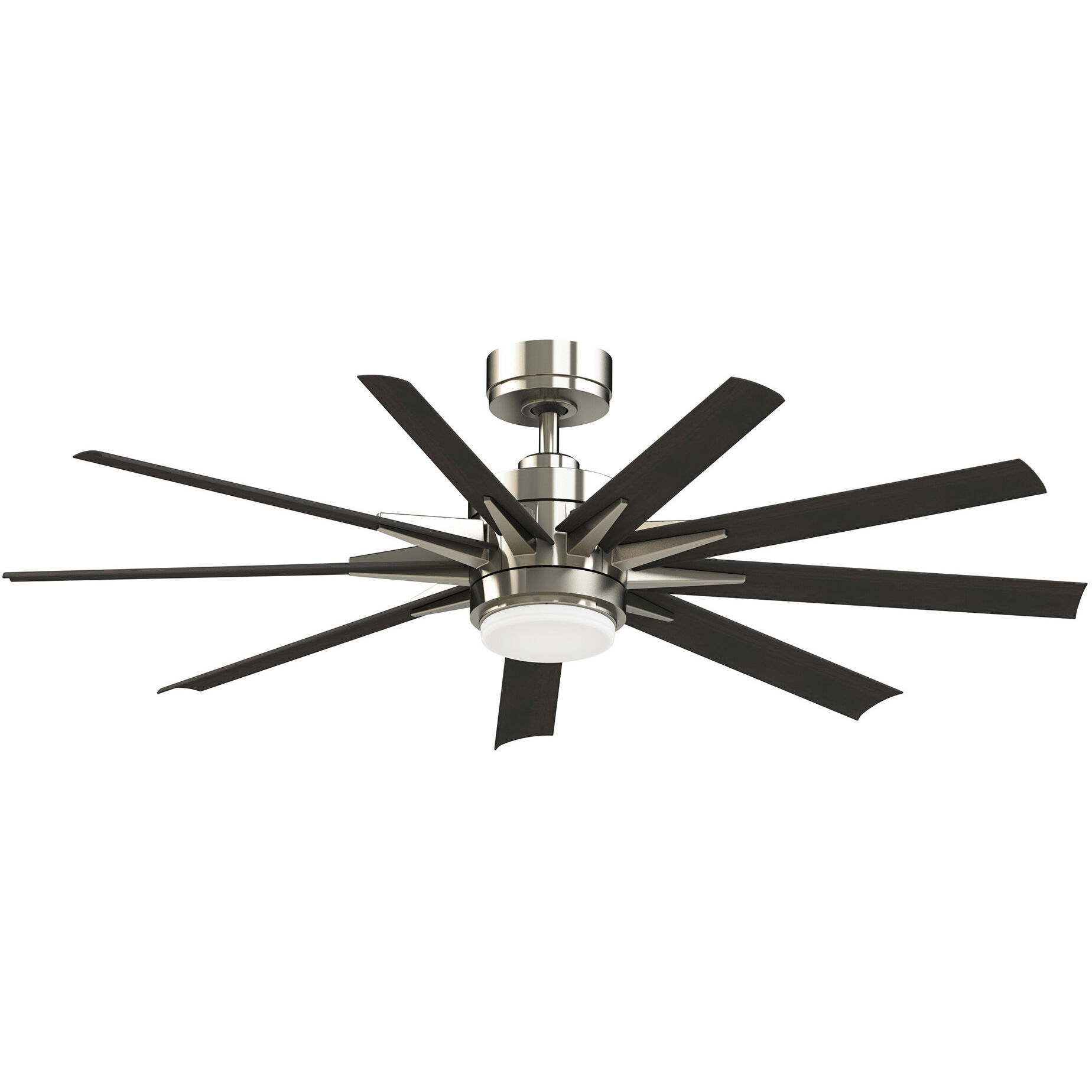 Odyn Custom 8.27 inch Brushed Nickel Fan Motor Only, Blades Sold Separately