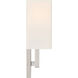Mid Town LED 15 inch Brushed Steel Wall Sconce Wall Light