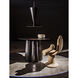 Column 44 X 44 inch Matte Black Dining Table