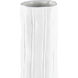 Clark 11.75 X 3.25 inch Vase in Matte White