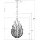 Delphos 6 Light 19.5 inch Contemporary Gold Chandelier Ceiling Light