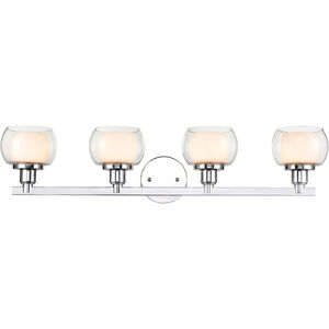 Cairo LED 30.75 inch Polished Chrome Bath Vanity Light Wall Light