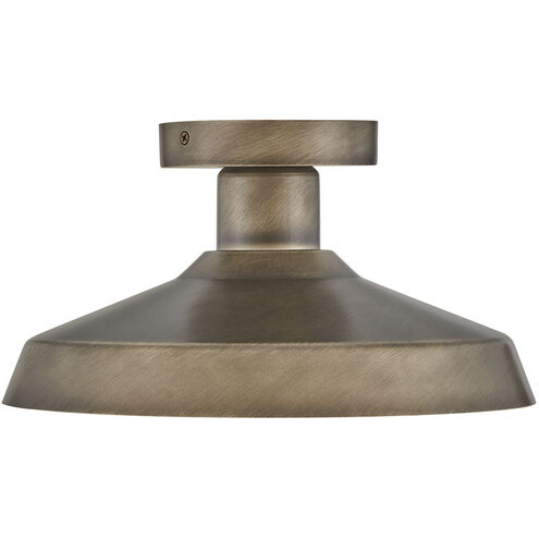 Forge 1 Light 12 inch Burnished Bronze Outdoor Ceiling, Coastal Elements