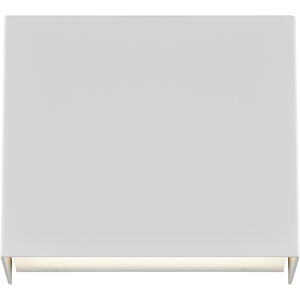 Sean Lavin Brompton LED Matte White ADA Wall Sconce Wall Light, Integrated LED