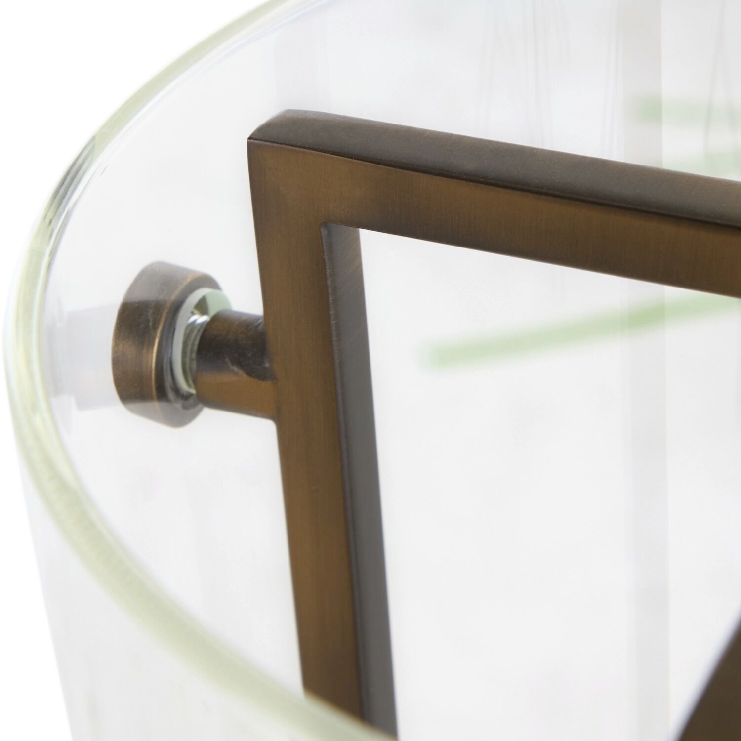 Sharon 1 Light 8.5 inch Antique Brass / Clear Glass Pendant Ceiling Light