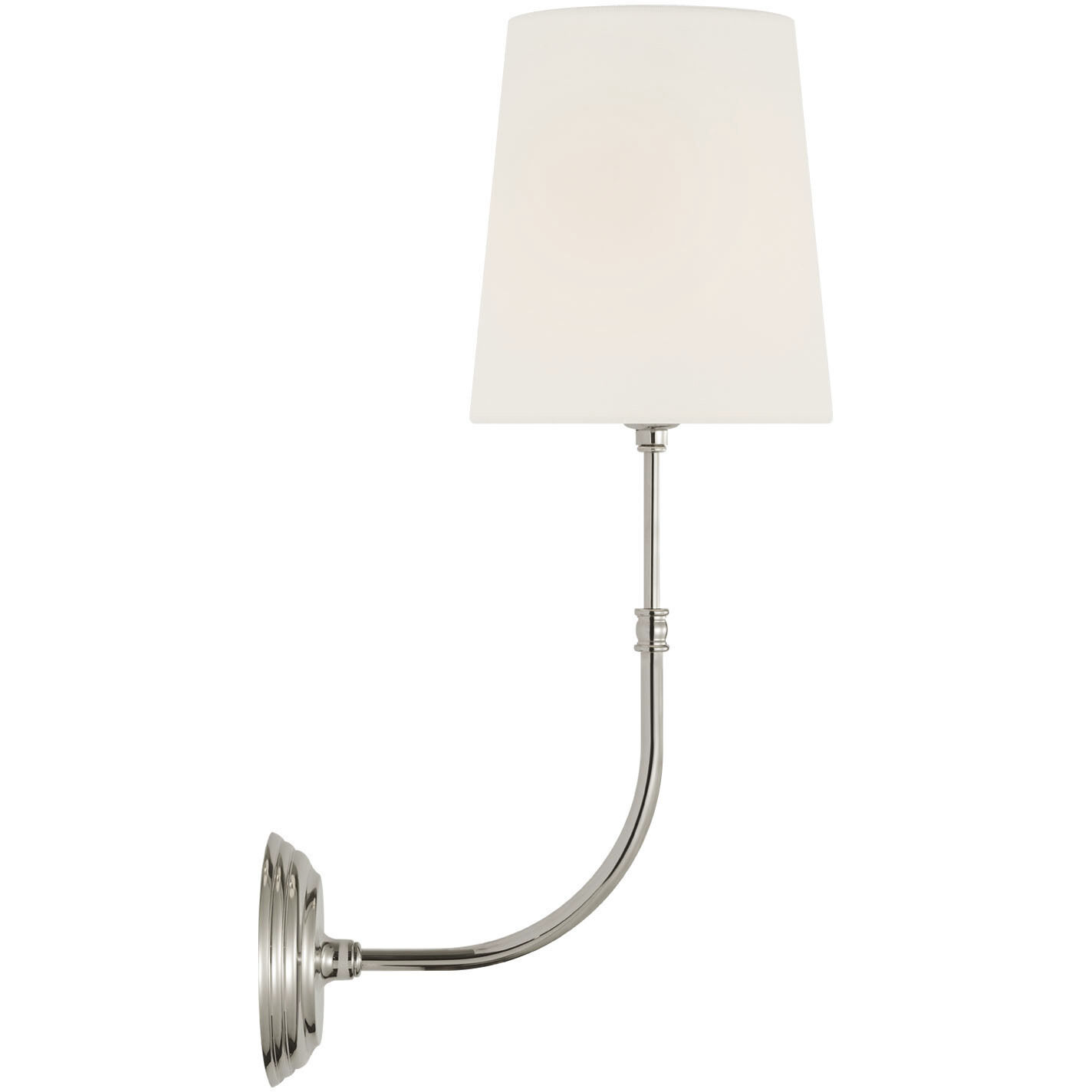Suzanne Kasler Wyatt LED 6.25 inch Polished Nickel Sconce Wall Light