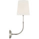 Suzanne Kasler Wyatt LED 6.25 inch Polished Nickel Sconce Wall Light
