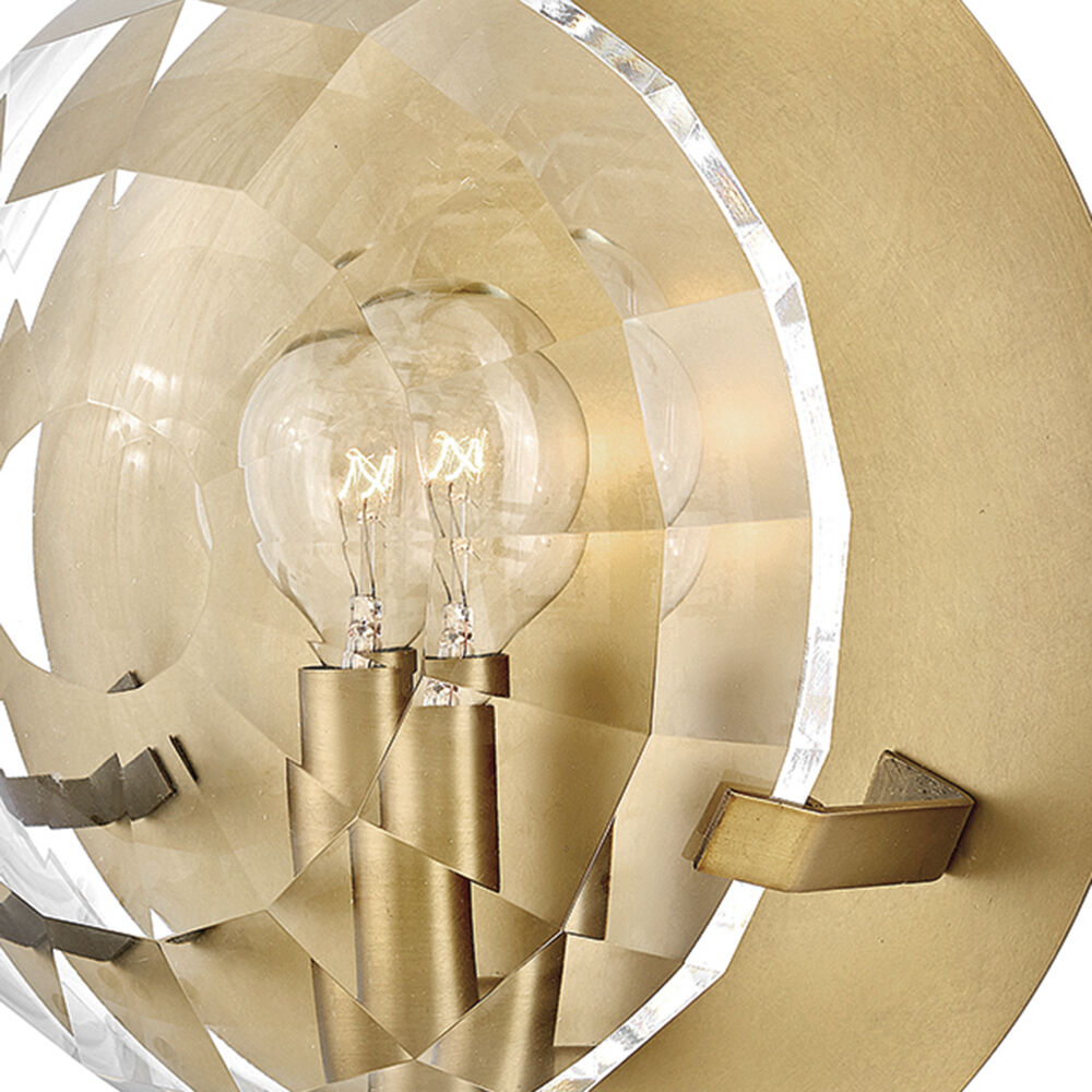 Nala Sconce Wall Light in Heritage Brass