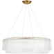Ian K. Fowler Maderno LED 36.25 inch Hand-Rubbed Antique Brass Chandelier Ceiling Light