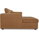 Burrow VV Ginger Sleeper Sectional With Storage Chaise in Left, Brown, Left