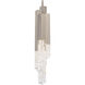Montage LED 4.5 inch Brushed Nickel Indoor Hanging Lighting Ceiling Light
