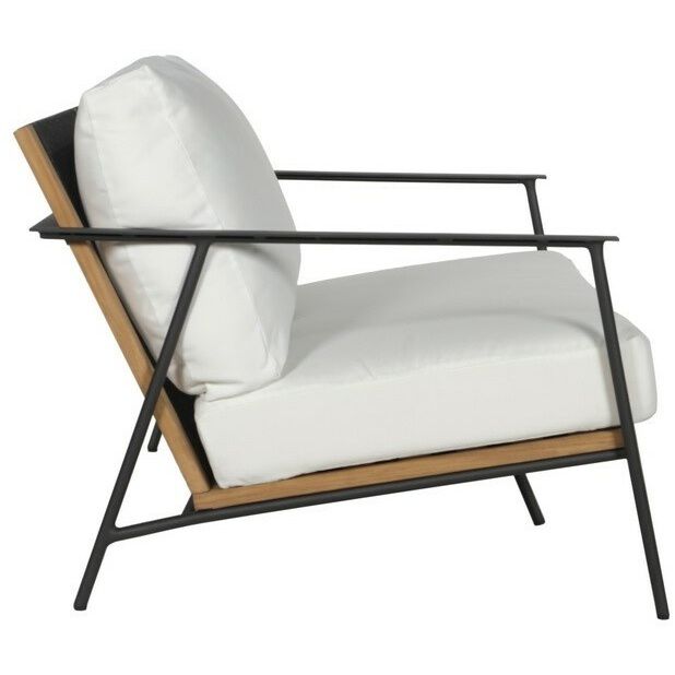 Milan Stinson White Outdoor Sofa, 2 Seater