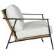 Milan Stinson White Outdoor Sofa, 2 Seater