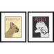 Animals Collection Modern Flat Black Framed Art