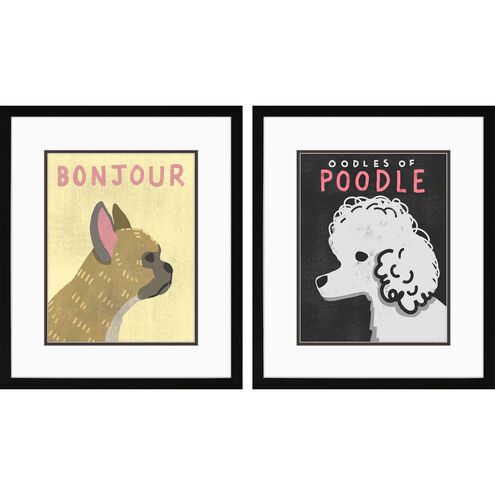 Animals Collection Modern Flat Black Framed Art